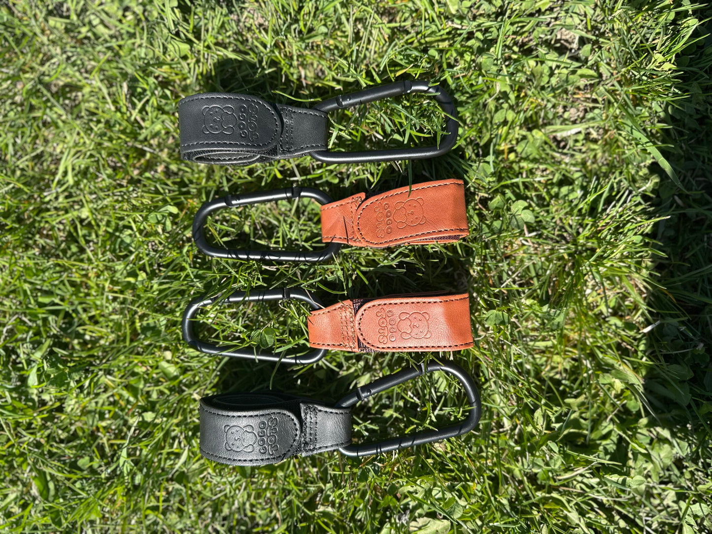 GoGo Tots Universal Stroller Hooks – Hands-Free Hooks for Diaper Bags, Shopping & Travel
