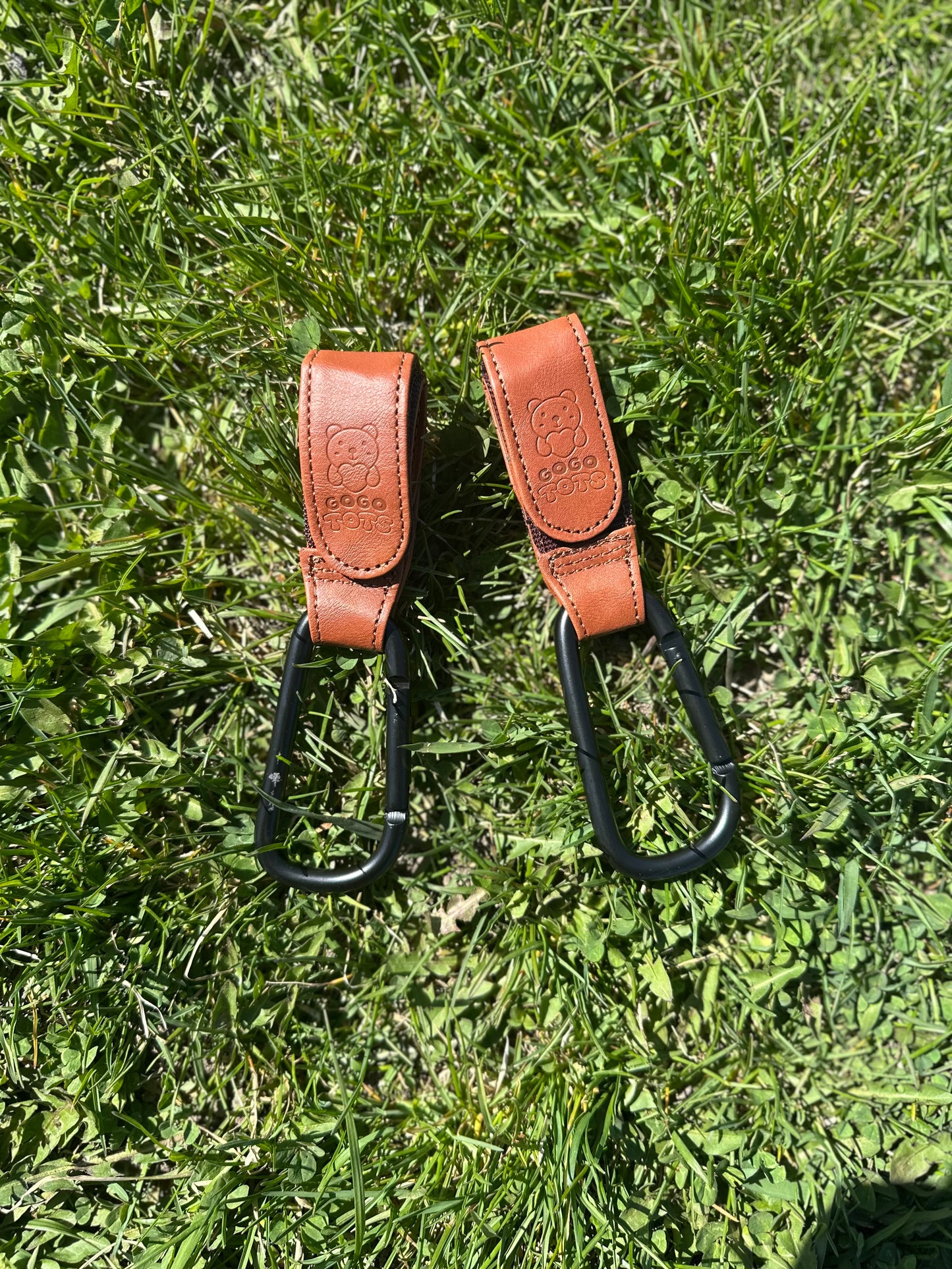 GoGo Tots Universal Stroller Hooks – Hands-Free Hooks for Diaper Bags, Shopping & Travel