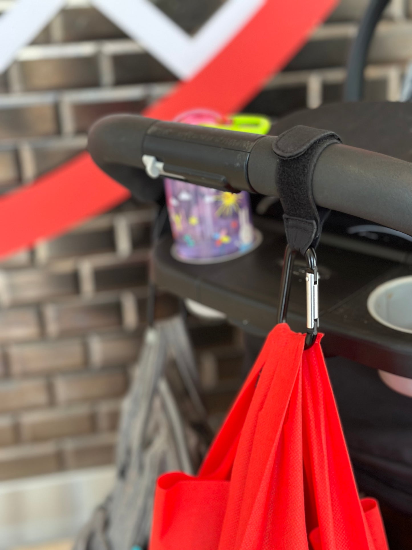 GoGo Tots Universal Stroller Hooks – Hands-Free Hooks for Diaper Bags, Shopping & Travel