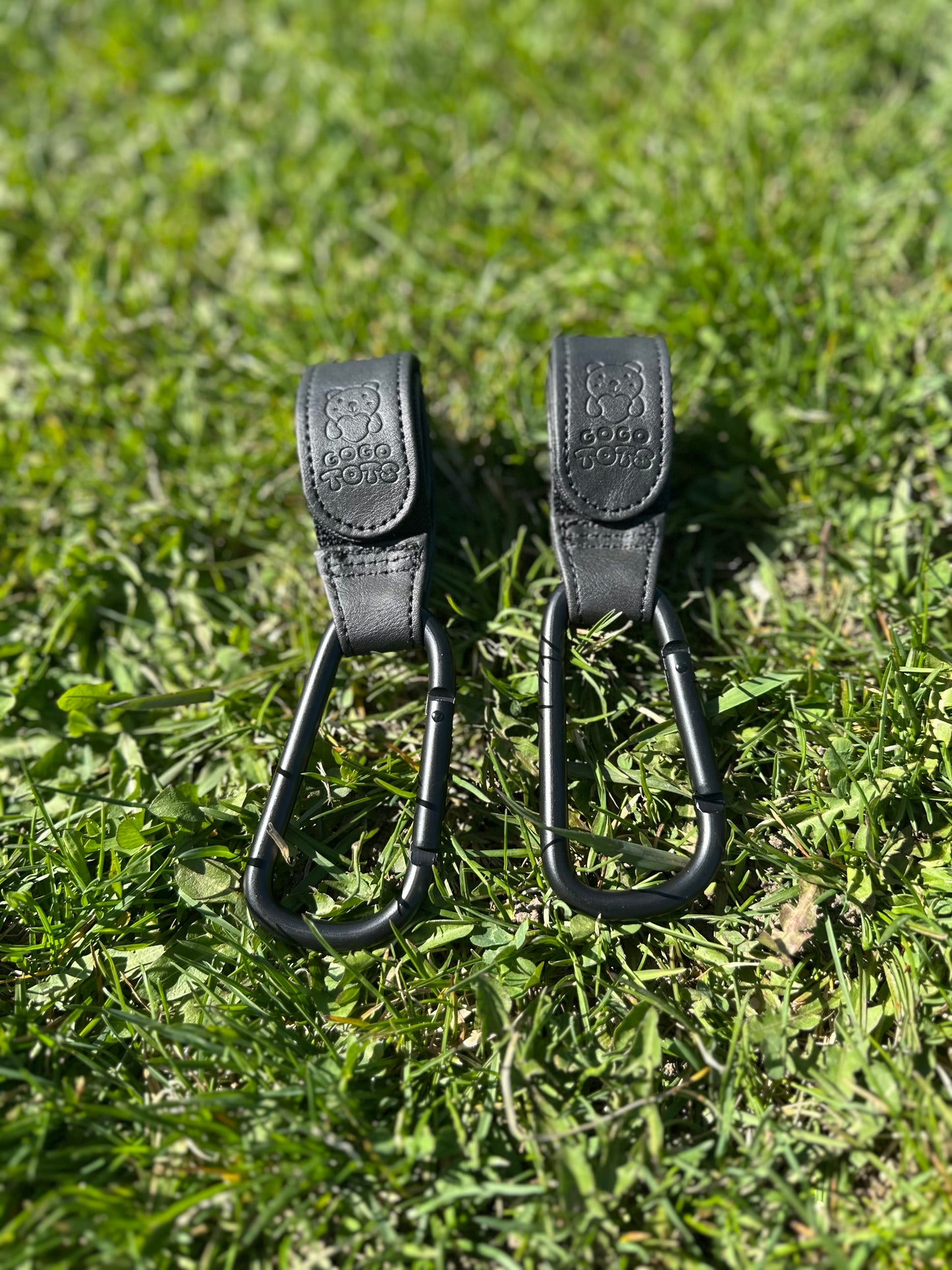 GoGo Tots Universal Stroller Hooks – Hands-Free Hooks for Diaper Bags, Shopping & Travel