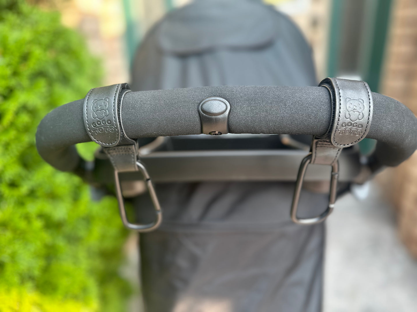 GoGo Tots Universal Stroller Hooks – Hands-Free Hooks for Diaper Bags, Shopping & Travel