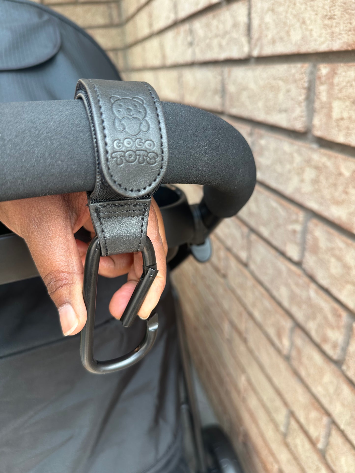 GoGo Tots Universal Stroller Hooks – Hands-Free Hooks for Diaper Bags, Shopping & Travel