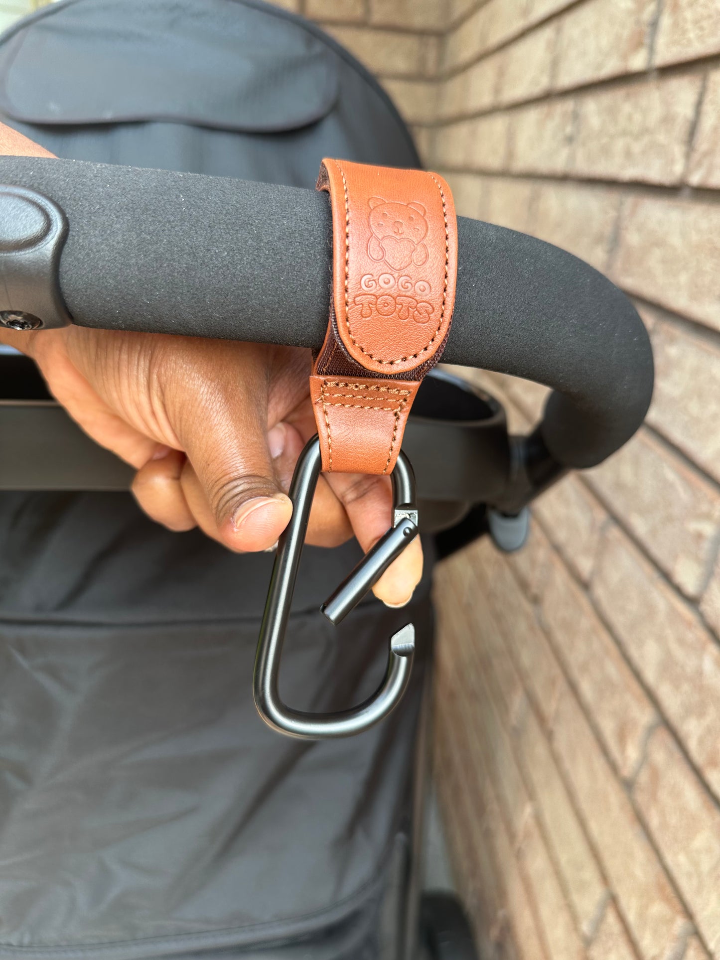 GoGo Tots Universal Stroller Hooks – Hands-Free Hooks for Diaper Bags, Shopping & Travel