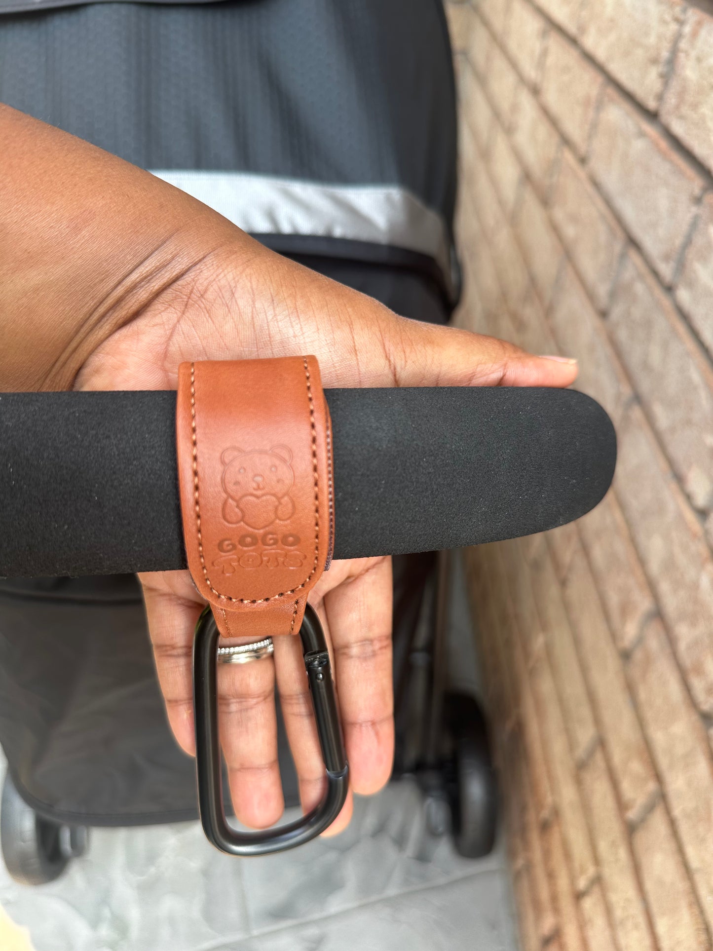 GoGo Tots Universal Stroller Hooks – Hands-Free Hooks for Diaper Bags, Shopping & Travel
